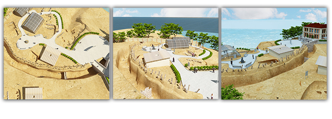 Снимки 3D-модели проекта музея под открытым небом в "Диком Саду" Снимки 3D-модели проекта музея под открытым небом в "Диком Саду"