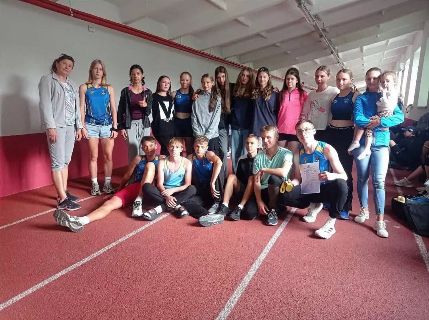 Миколаївські спортсмени на Чемпіонаті з легкої атлетики. Фото: пресслужба Миколаївської міської ради